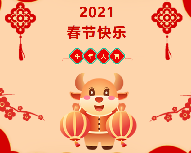 华声电气集团全体员工祝您新春快乐，阖家团圆！